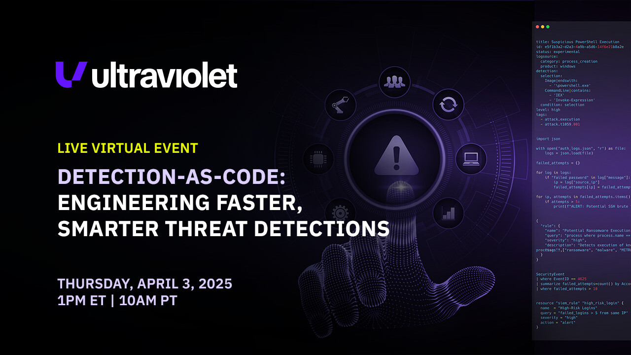 Live Event | Detection as Code