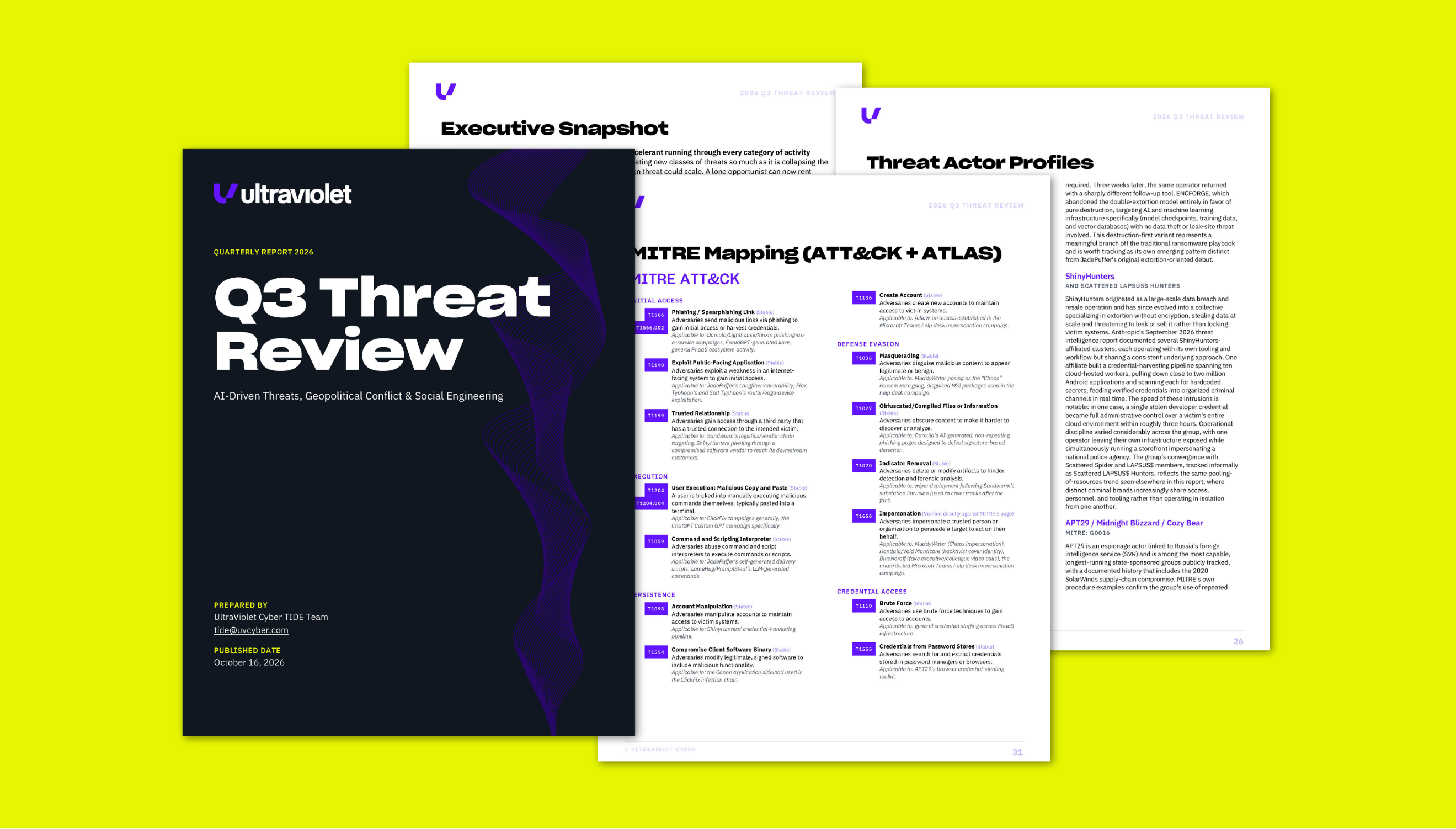 Q3 2026 Threat Review