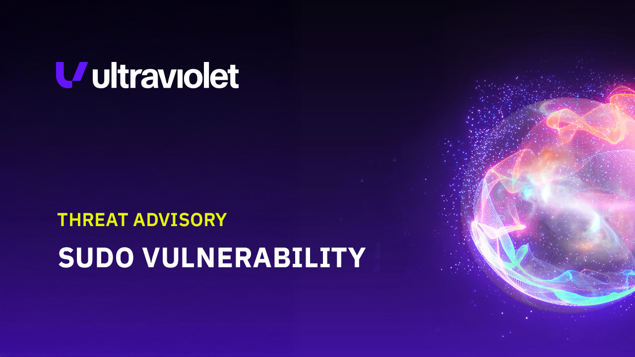 Threat Advisory: SUDO Vulnerability