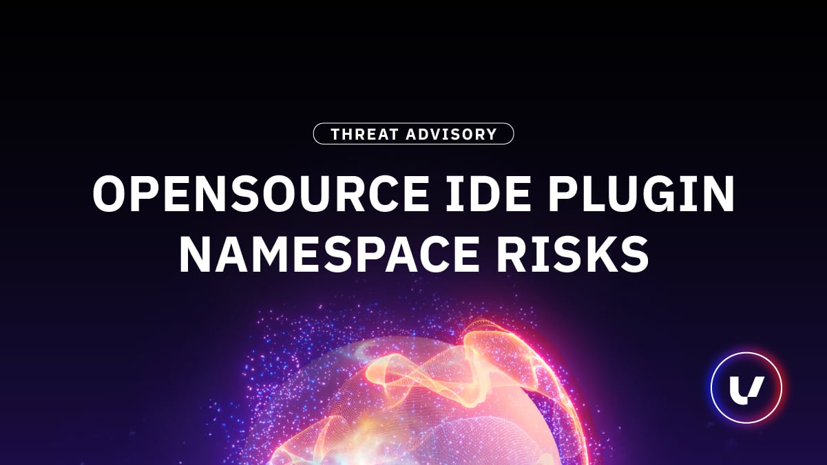 Threat Advisory: OpenSource IDE Plugin Namespace Risks
